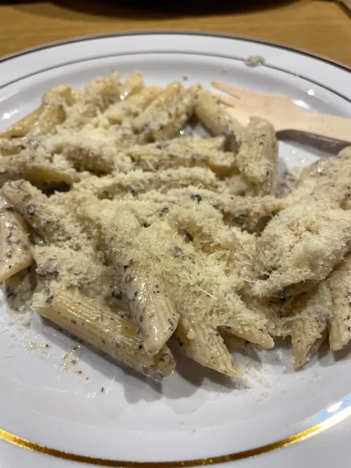 Présentation des mets italiens